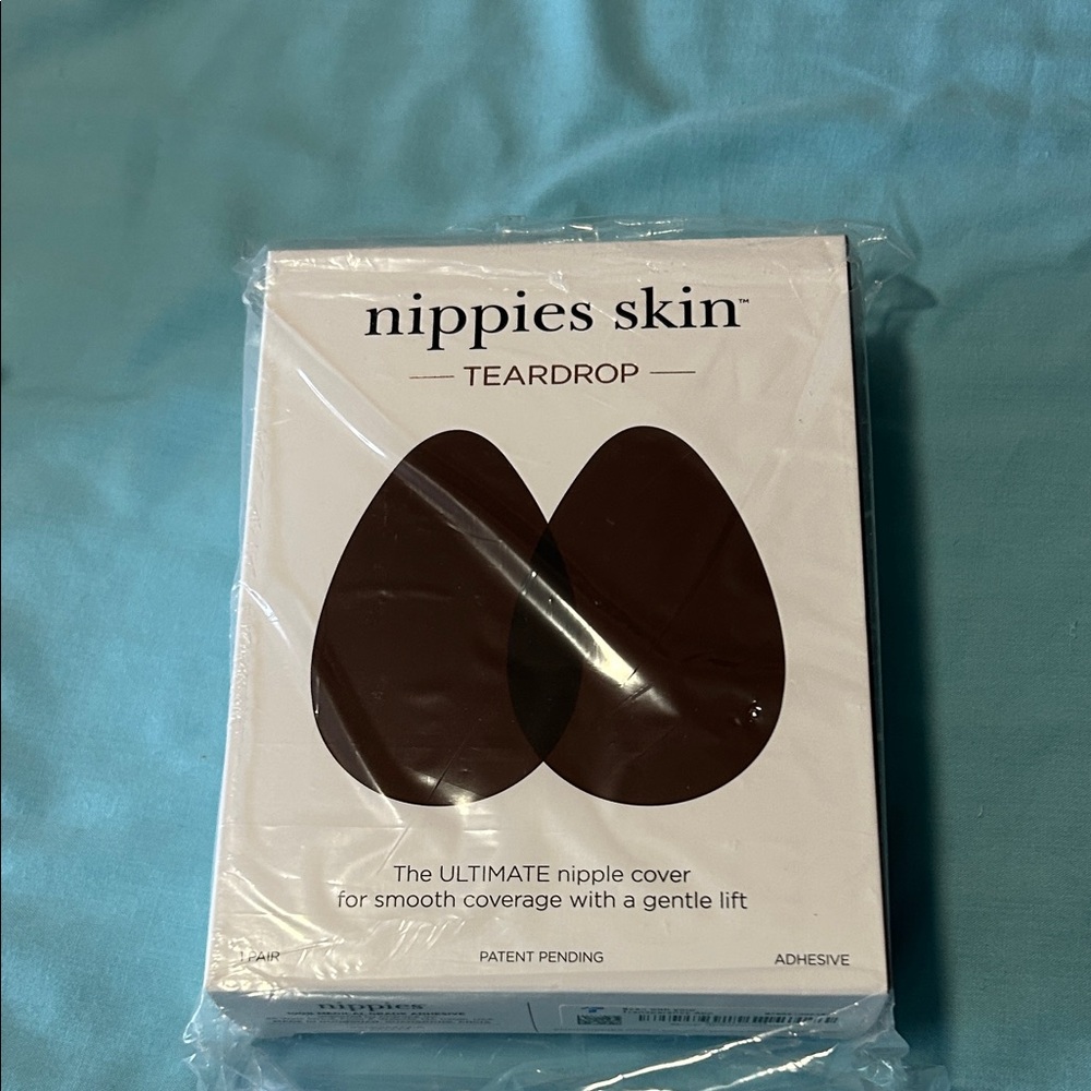 NIPPIES SKIN Teardrop Nipple Covers -  espresso color nib